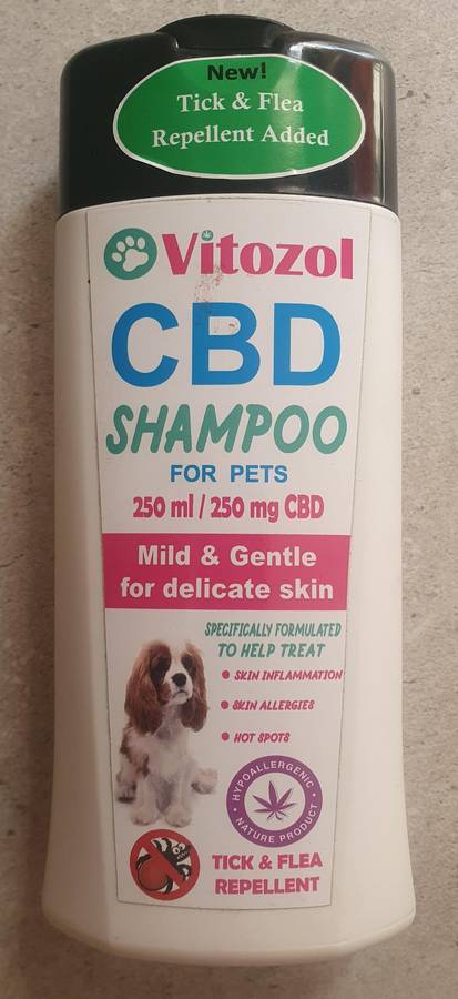 Vitozol CBD Shampoo for Pets 250mg CBD 250ml