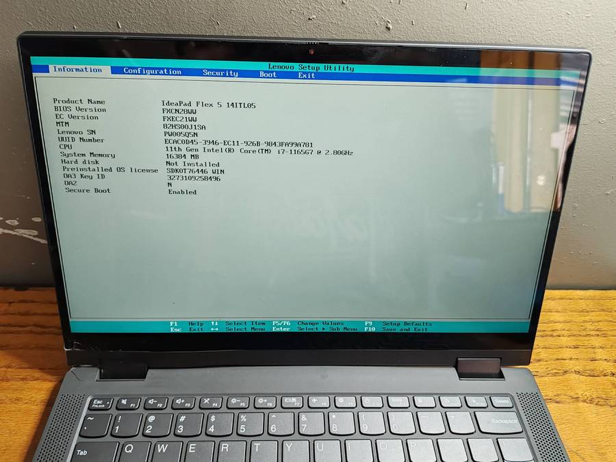 LENOVO FLEX 5 CORE I7 11TH GEN 16GRAM 256SSD