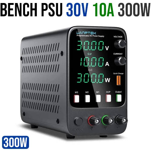 Bench Power Supply 30V 10A 300W - Programmable