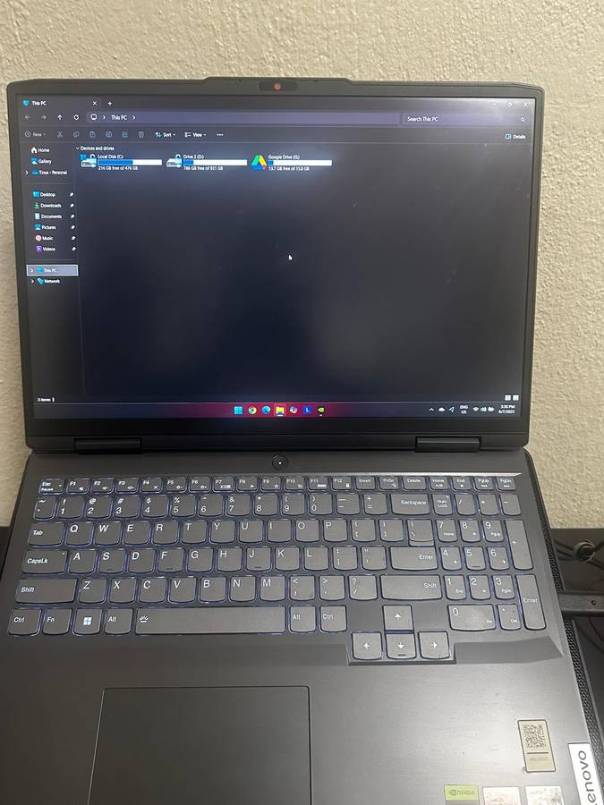 Lenovo IdeaPad Gaming Laptop 3 AMD Ryzen 5 6600H - 32 DDR5 Ram -  Nvidia Geforce RTX 3050 - Like New