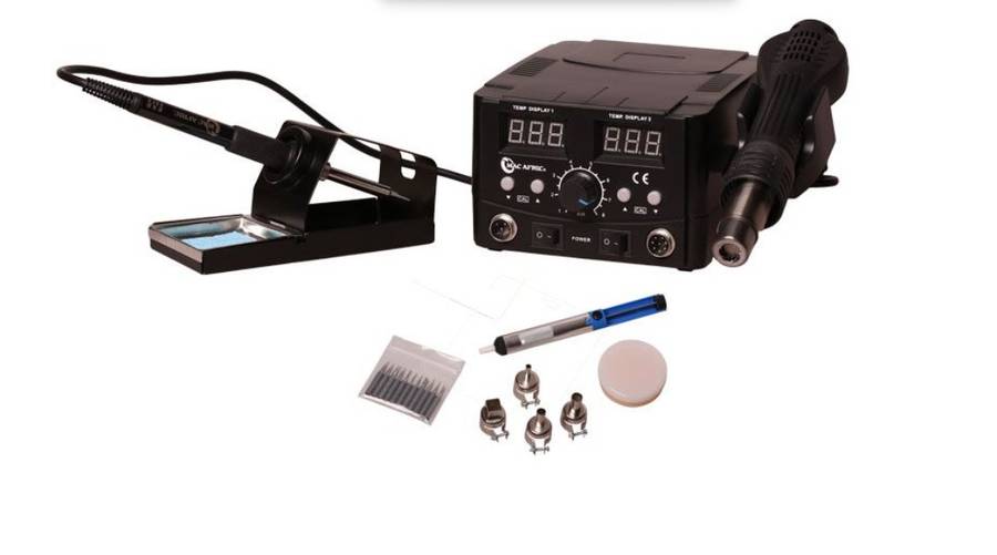 MAC AFRIC 2-in-1 Soldering Station with Digital Display