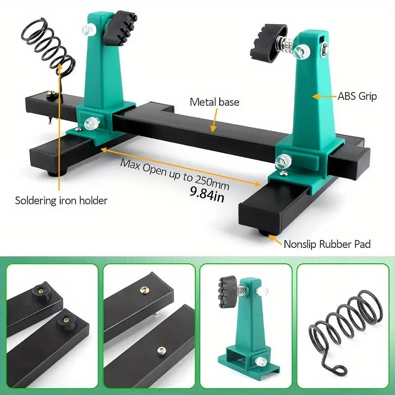 Adjustable PCB Holder Stand, Circuit Board Welding Clamp