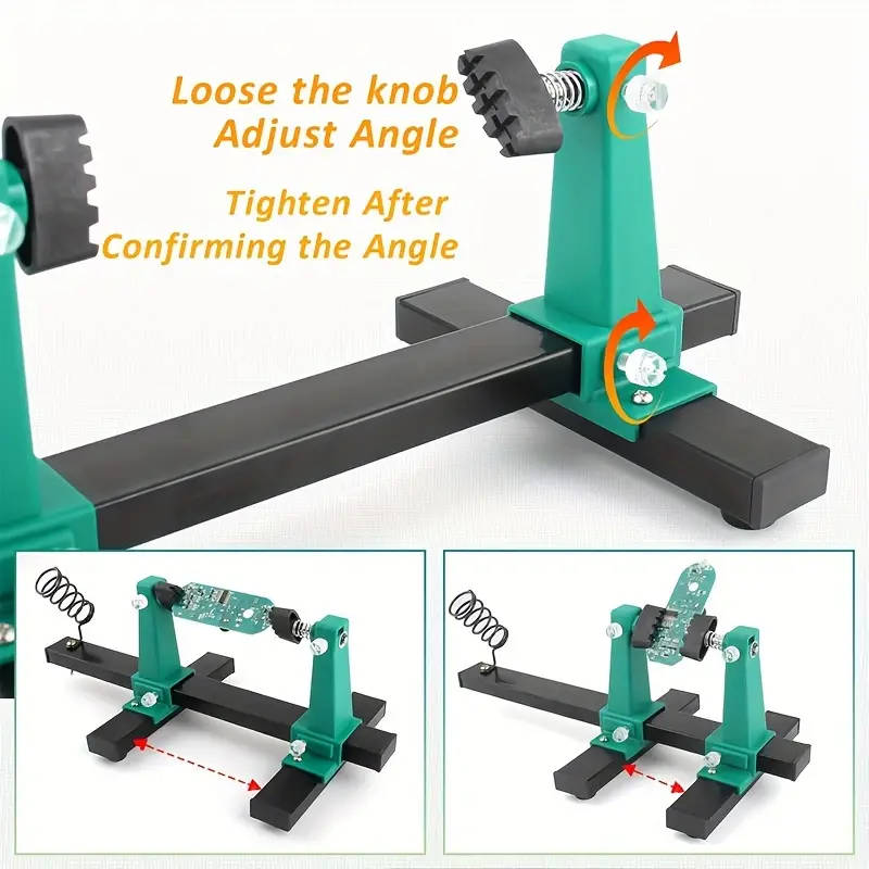Adjustable PCB Holder Stand, Circuit Board Welding Clamp