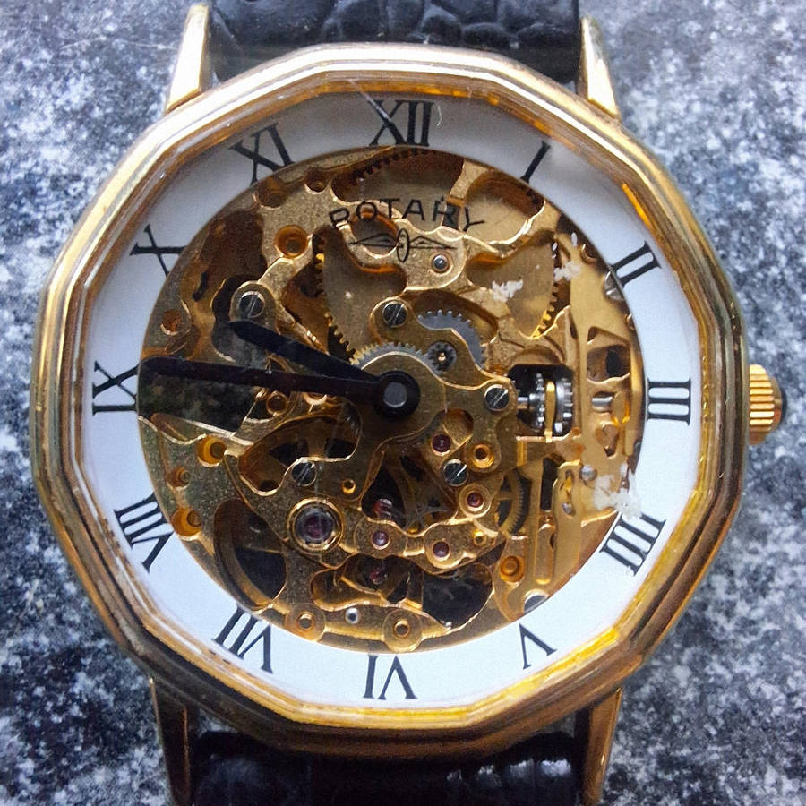 Rotary mechanical watch