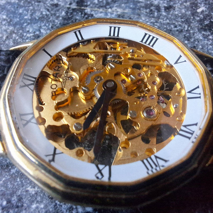 Rotary mechanical watch
