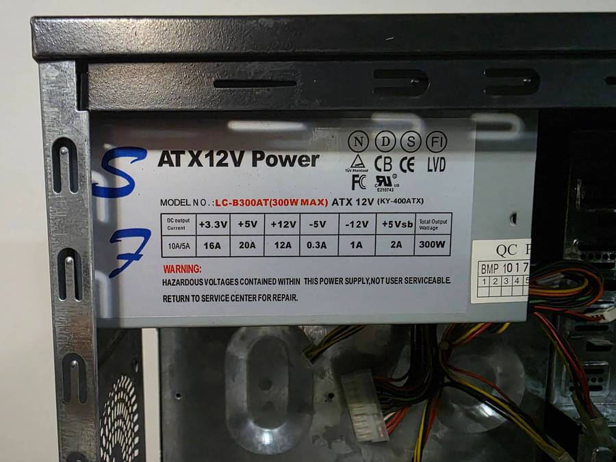 PC Case with 300W Power Supply