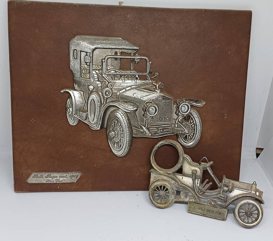 Collectable  - mounted on leather