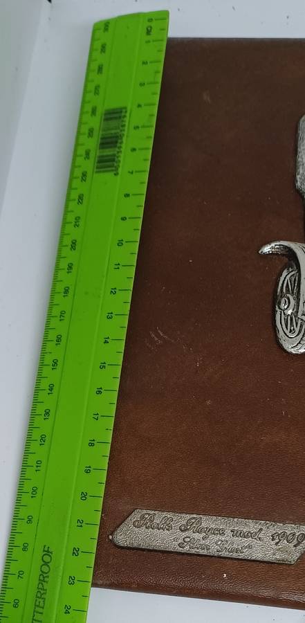 Collectable  - mounted on leather