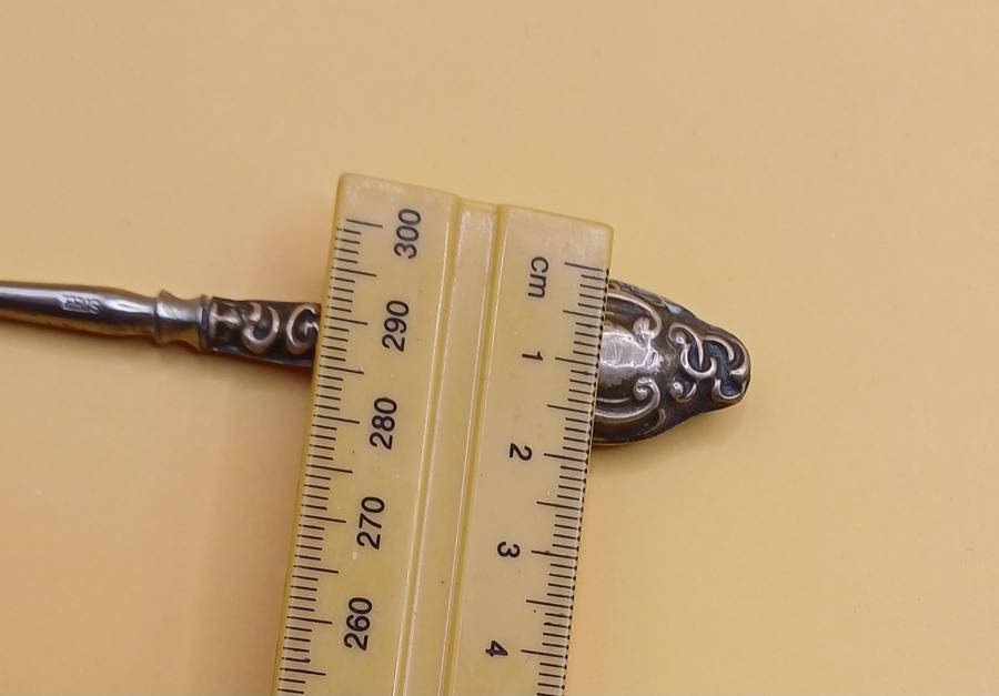 Marked silver lion facing left