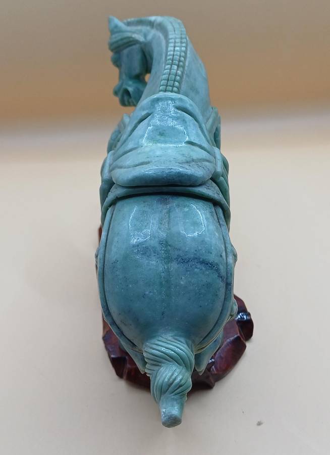 Green Jade Horse sculpture