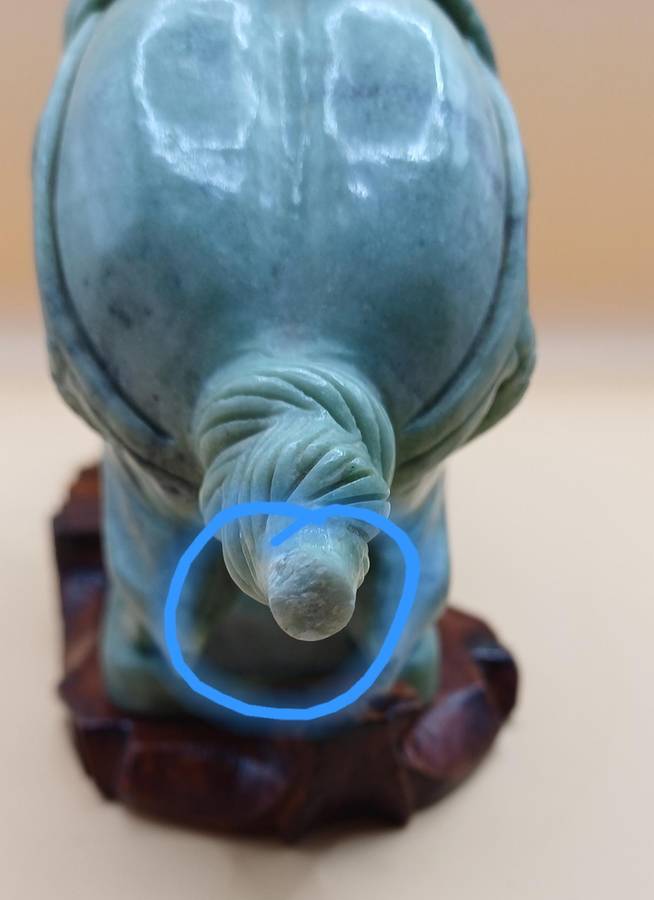 Green Jade Horse sculpture