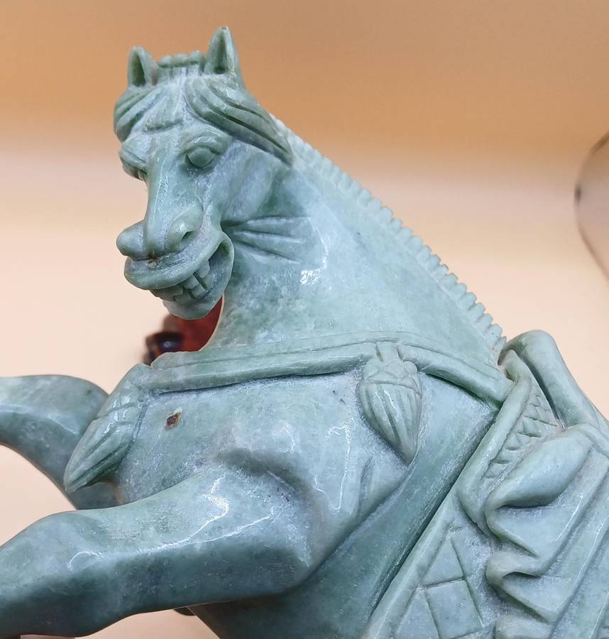 Green Jade Horse sculpture