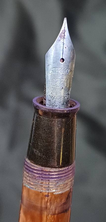 Esterbrook fountain pen and two Parker pens
