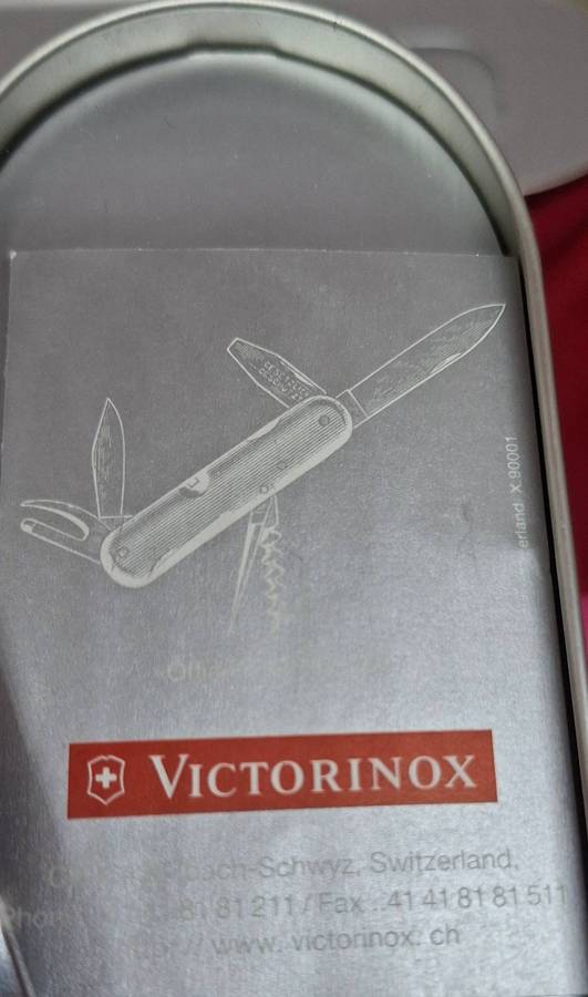 Victorinox 100th anniversary swiss army knife never used