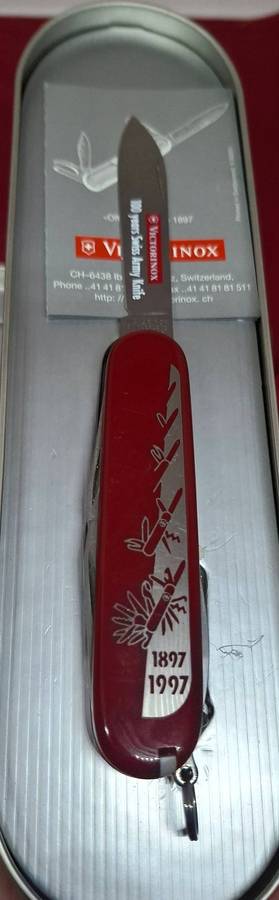 Victorinox 100th anniversary swiss army knife never used