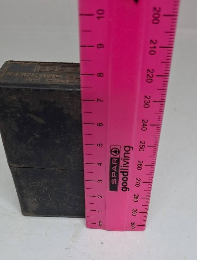 Eclipse number metal punches-England