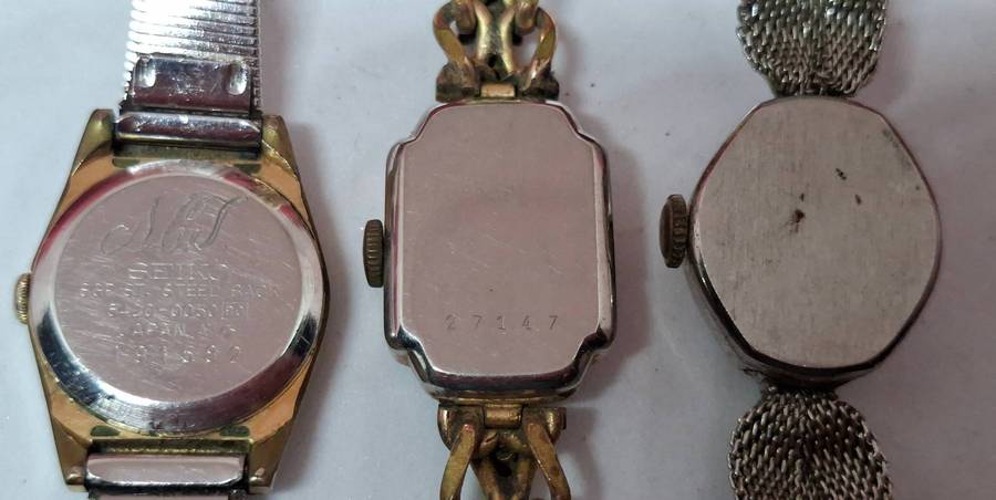 Vintage ladies watches,one a very old Rotary
