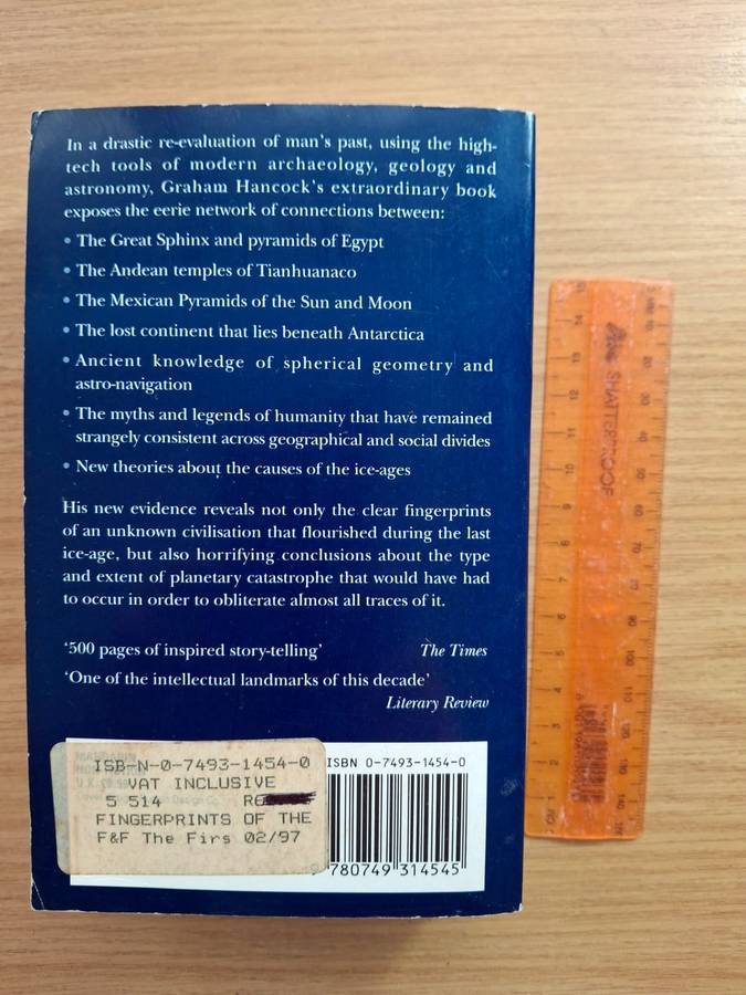 Fingerprints of the Gods by Graham Hancock