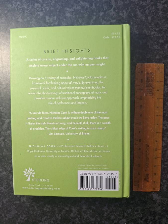 Music: A Brief Insight by Nicholas Cook