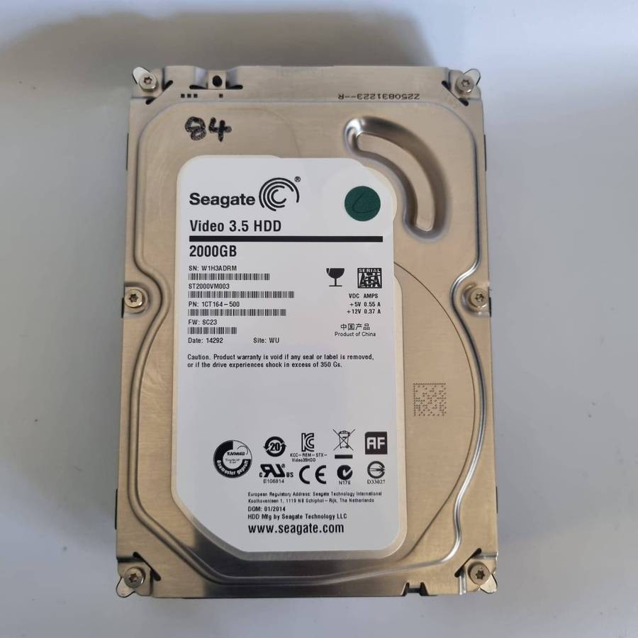 Seagate 2TB  Video HDD 3.5 SATA Internal Hard Drive