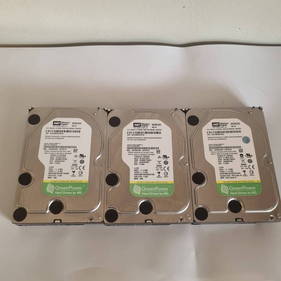 Western Digital 2TB SATA CCTV 3.5 Hard Drive