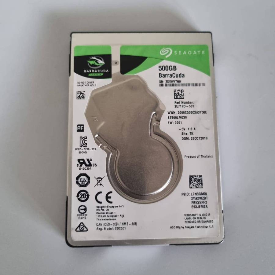 Seagate Barracuda 500GB - Laptop Hard Disk Drive