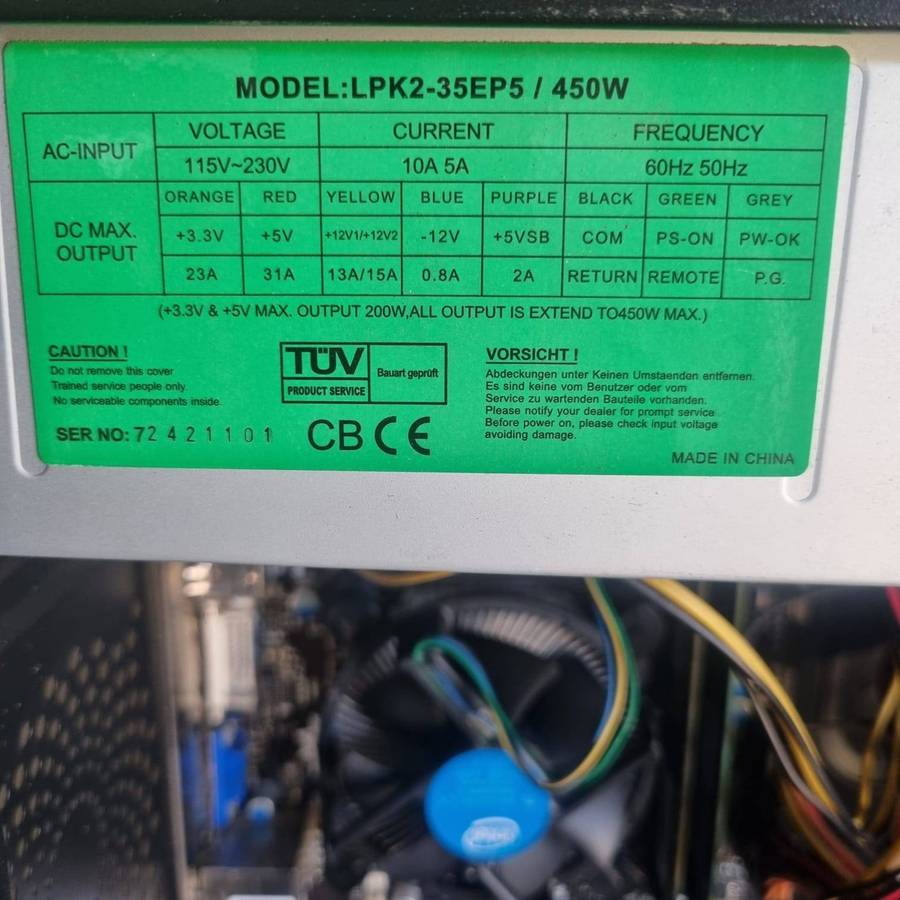 Desktop Tower PC (Intel i5 4th, 500GB HDD, 8GB RAM)