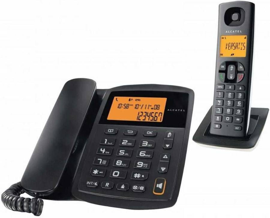 Alcatel Versatis E100 Telephone Combo cordless / corded .