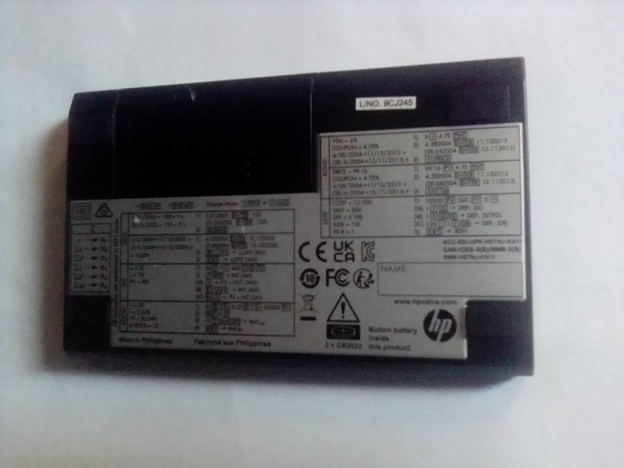 HP 12c Financial Calculate