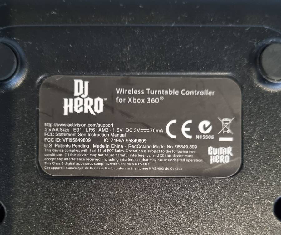 DJ Hero Board for Xbox 360