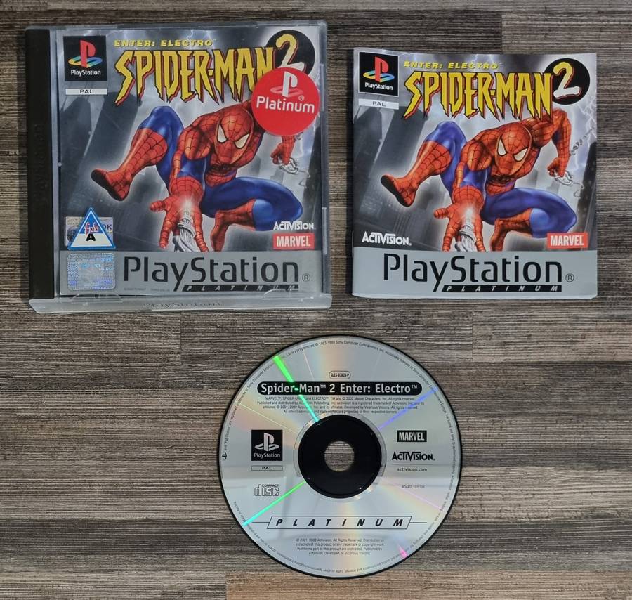 Spiderman 2 Enter Electro for PS1 - Complete