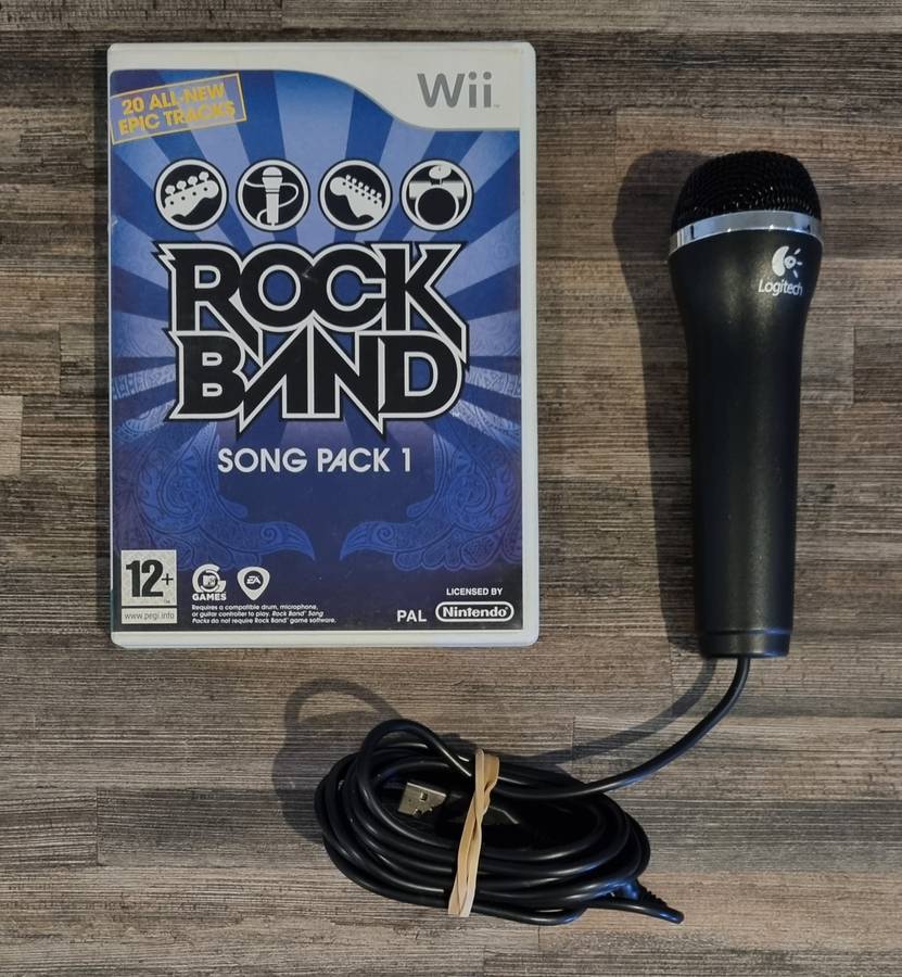 Rockband Vol 1 + Microphone Bundle for Nintendo Wii