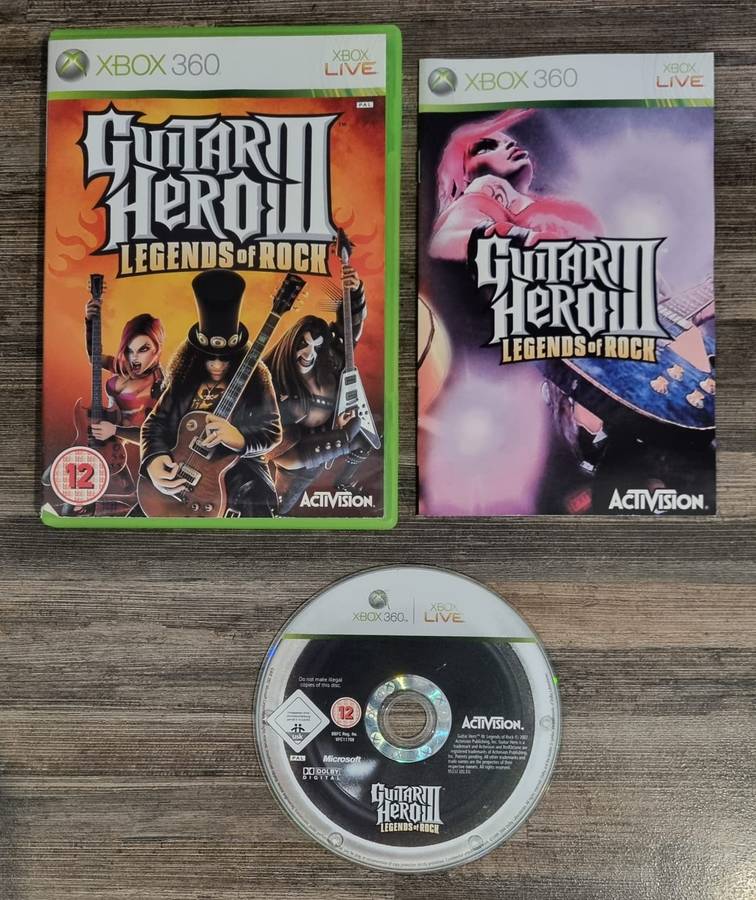 Guitar Hero 3 Legends of Rock for Xbox 360 - Complete