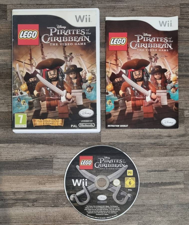 Lego Pirates of the Caribbean for Nintendo Wii - Complete