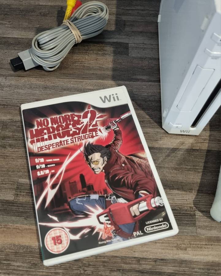 Nintendo Wii + No More Heroes 2 Console Bundle