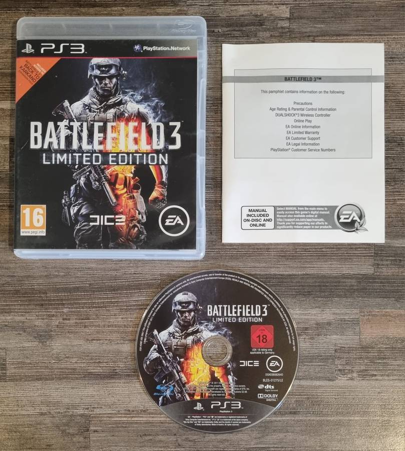 Battlefield 3 Limited Edition for PS3 - Complete