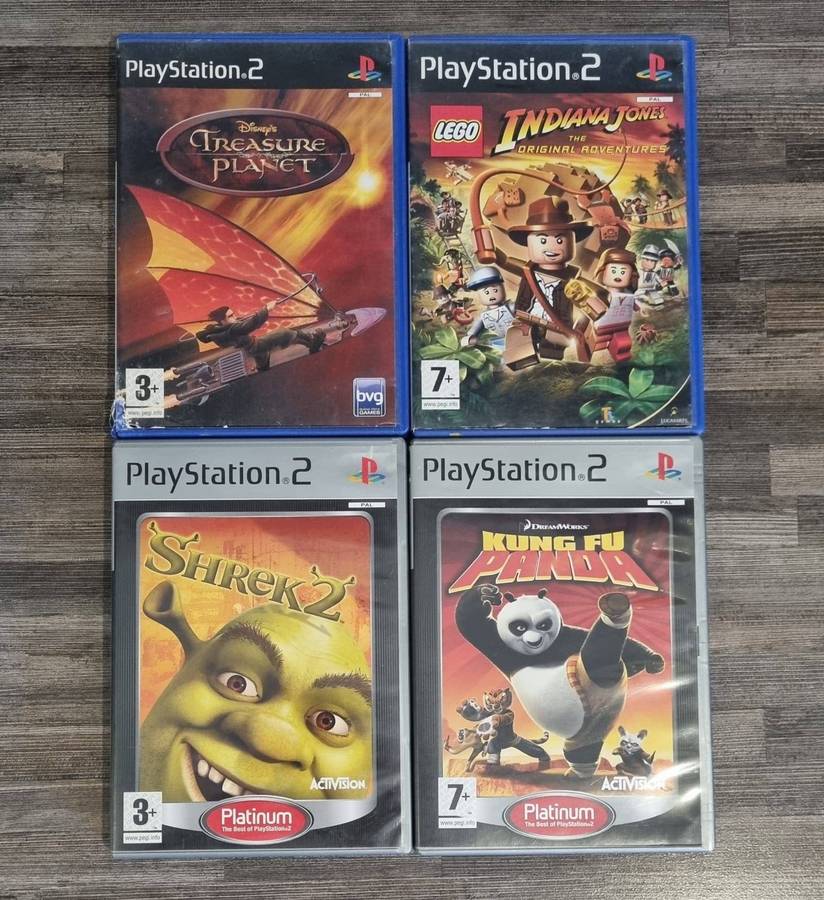 PS2 Games Bundle - Scratched