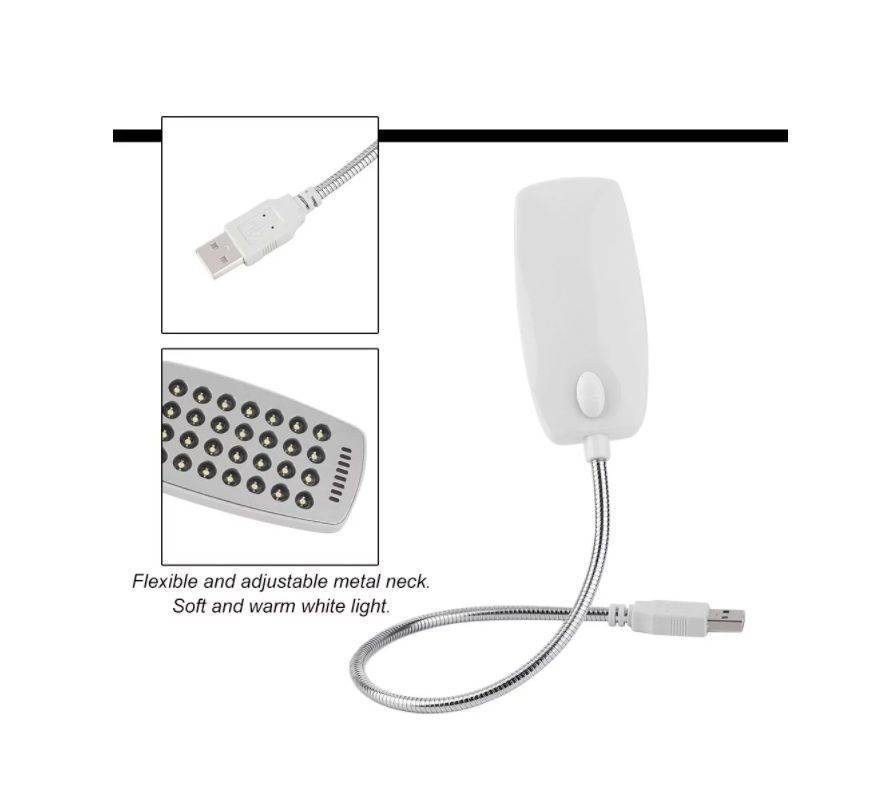 LED Flexible Light with USB  BLack