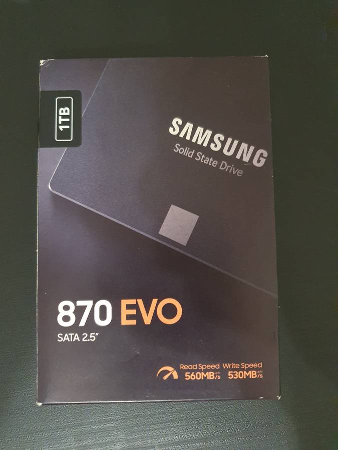 Samsung 870 Evo 1TB 2.5" SATA III SSD