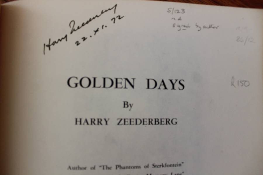 SIGNED: Golden Days - Harry Zeederberg and Abe Berry