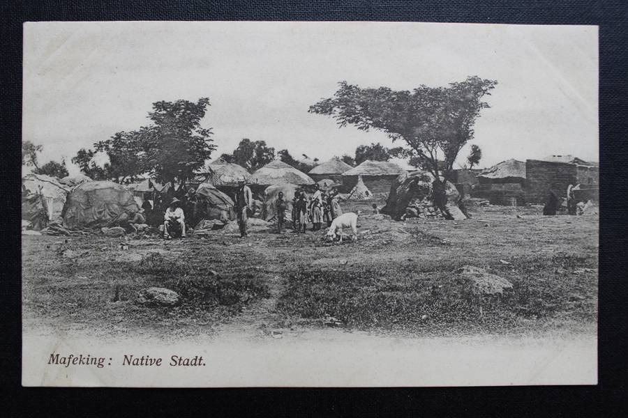 Post Card postcard - Mafeking - Native Stadt