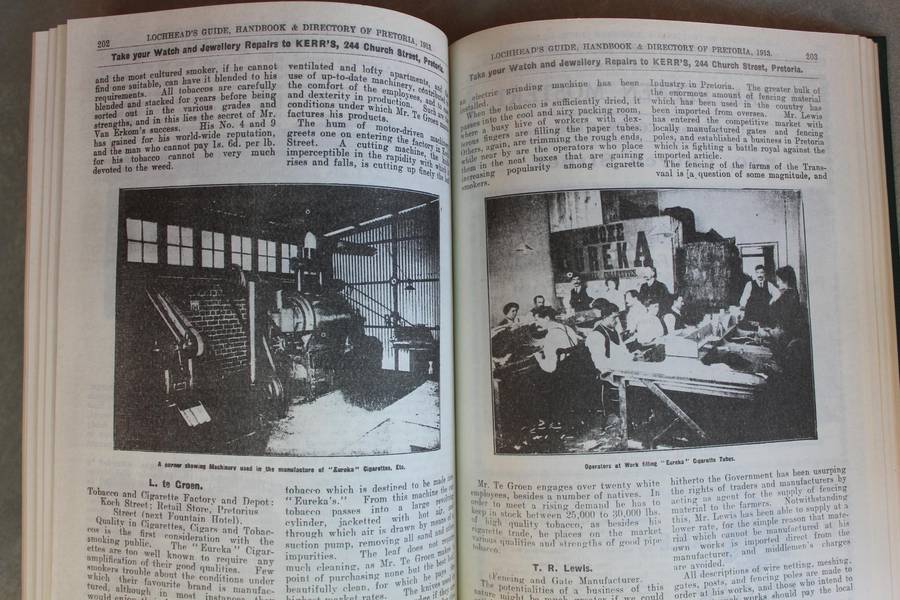 Lochhead`'s Guide, Hand-Book and Directory of Pretoria 1913