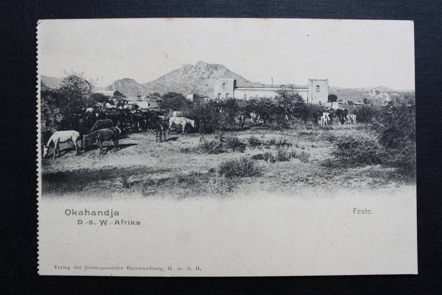 Post Card postcard DSWA Deutsch Sud-West-Africa - Omaruru Feste
