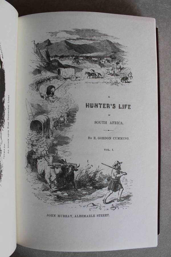 A Hunter's Life in South Africa / Gordon Cumming  -African Hunting Reprint Series