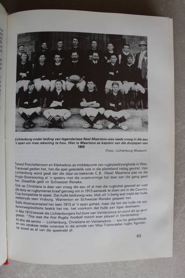 Mielieboersage - Wes-Transvaal Rugby 1920 - 1995 / Van Zyl & Van der Schyff
