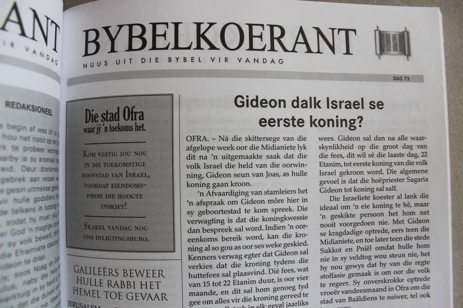 Die Groot Bybelkoerant: Nuus Uit Die Bybel vir Vandag