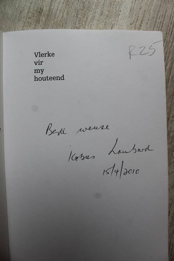 GETEKEN: Vlerke vir my houteend - Kobus Lombaard