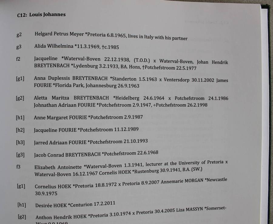 Familia Raubenheimer in RSA since 1769 edition 2