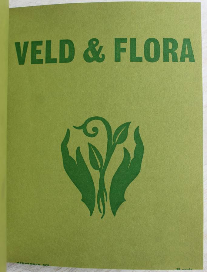 Veld and Flora in leather binding