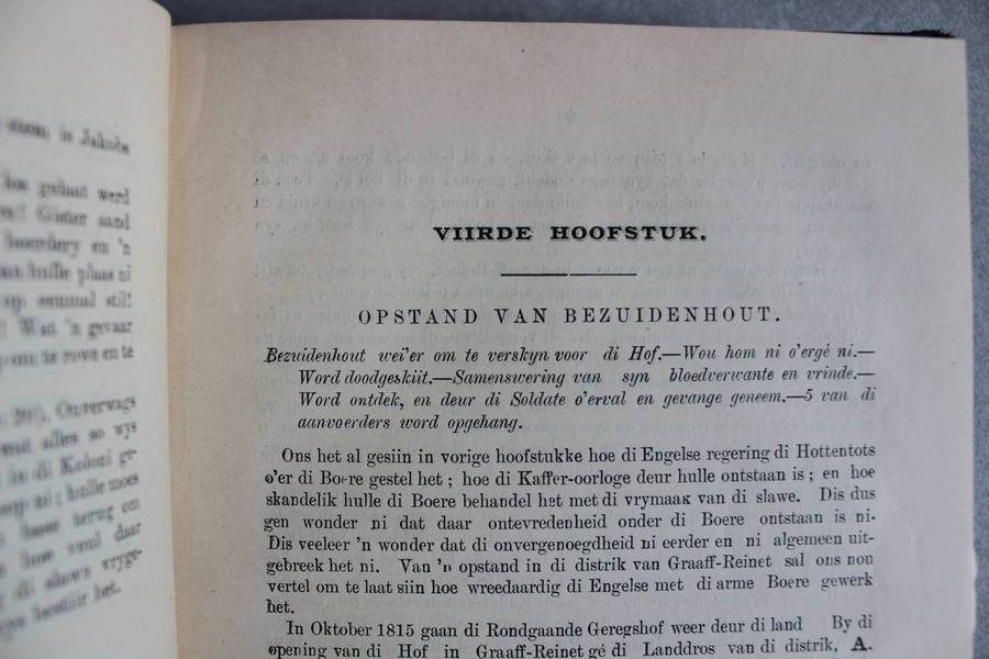 Di Geskidenis van ons Land, in di Taal van ons Volk